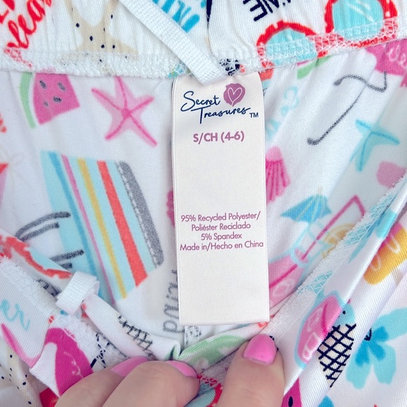 Sunset Treasures Womens Pajamas T-shirt and Pant Set Beach Print Womens S - Picture 4 of 5